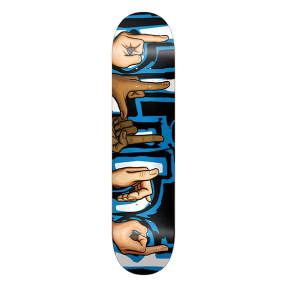 Blind Signs Skateboard Deck - 8.25" Blue (Deck Only)