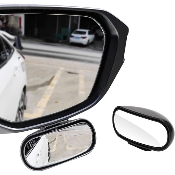 Blind Spot Car Rearview Stick on Mirror, Auto 360 HD Adjustable Convex Wide Angle Side Rearview Mirror, Universal Vehicle Concave Mirroraid Gadgets for Car Truck SUV
