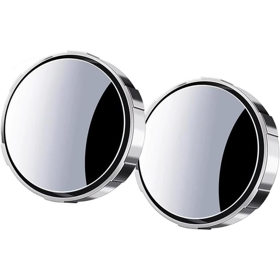 Blind Spot Mirror 2 Pack for Car, 360 Adjustable Round HD Glass with Suction Cup