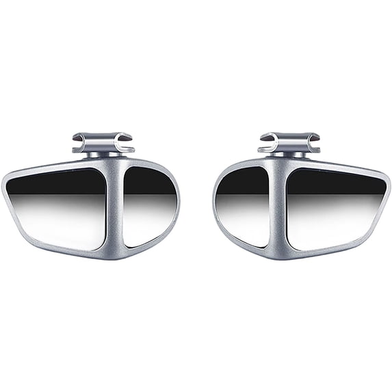 Blind Spot Mirror 2 Pcs, 360 Degree Adjustable Wide Angle Convex Side Mirror for Cars, Suvs, Trucks, Universal Auxiliary Mirror