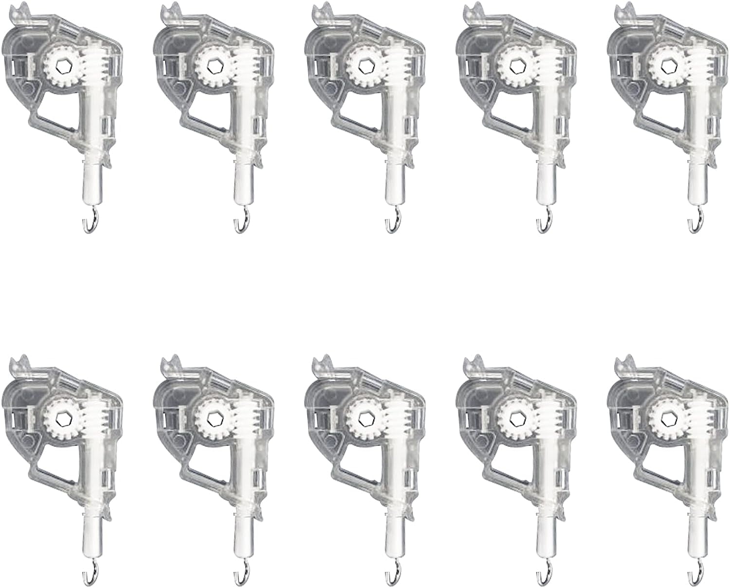 Blind Tilt Mechanism, 10Pcs 2 Inch Low Profile Mini Blind Wand Tilter