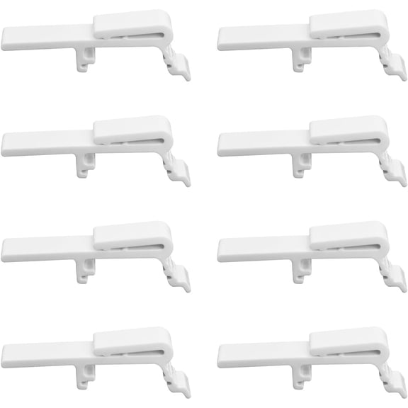 Blind Valance Clips 8PCS Blind Dust Cover Valance Clip,Vertical Curtain Clip Retainer Bracket for 1-1/2 Inch 1-9/16 Inch Rail Across The Top