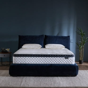 Blinddarm King Mattress, 10 inch Hybrid Memory Foam Mattress in a Box, Individual Pocket Spring, Medium Firm, CertiPUR-US
