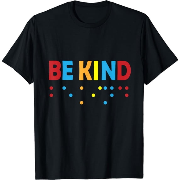 Blindness Awareness Braille Blind Vision Impairment T-Shirt