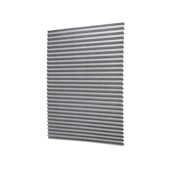 Blinds No Drill Cut to Size, Clip on Adhesive Temporary Pleated Non-Woven Polyester Window Shades for Home Windows and Doors, Shading Protection Lightweight 23.6 X 70.87 Inches