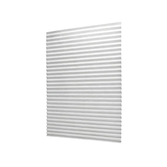 Blinds No Drill Cut to Size, Clip on Adhesive Temporary Pleated Non-Woven Polyester Window Shades for Home Windows and Doors, Shading Protection Lightweight 23.6 X 70.87 Inches