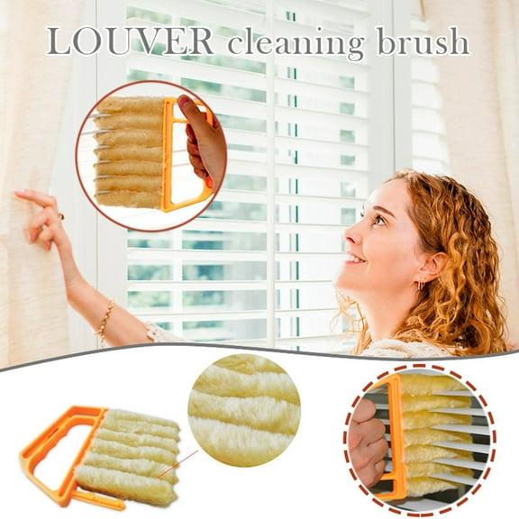 Blinds Multifunctional Cleaning Brushes,Household Curtain Cleaning,Air Conditioner Fans,Dust Brushes,Crevice Brushes,Remove ash Brush Crevice Brush,Lightweight,Washable and Rust Proof,Easy to Grip