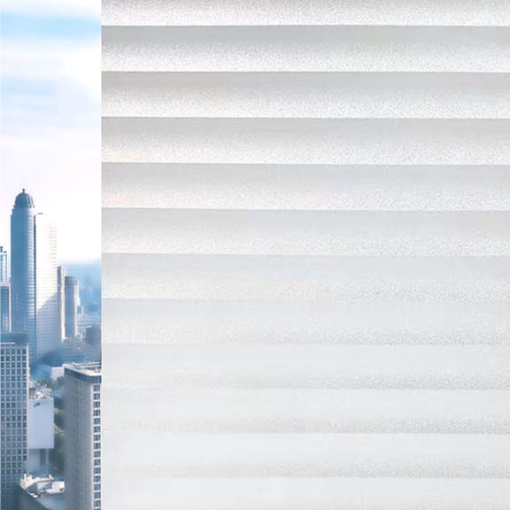 Blinds Pattern Window Frosted Glass Stickers Translucent Opaque Bathroom Bathroom Anti-Peeping Film Anti-Glare