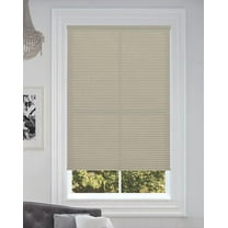 BlindsAvenue Cordless Light Filtering Cellular Honeycomb Shade, 9/16" Single Cell, Misty Gray, Size: 34" W x 48" H