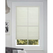 BlindsAvenue Cordless Light Filtering Cellular Honeycomb Shade, 9/16" Single Cell, Winter White, Size: 30.5" W x 48" H