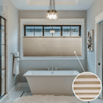 thumbnail image 1 of BlindsAvenue Cordless Top Down Bottom Up Cellular Honeycomb Shade, 9/16" Single Cell, Blackout, Designer Print Stone, Size: 33.5" W x 72" H, 1 of 6