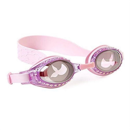 Bling 2O Girls Swimming Goggles 3+ - Rhinestone Goggles -Anti Fog/Leak - Mermaid