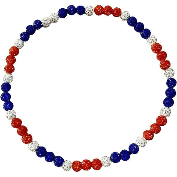 Bling Baseball Necklace Ice Collection Necklace for Competitive Athletes,Glitter Rhinestone Ball Necklaces for Men Women Inspired Sports Jewelry Gift Accessory