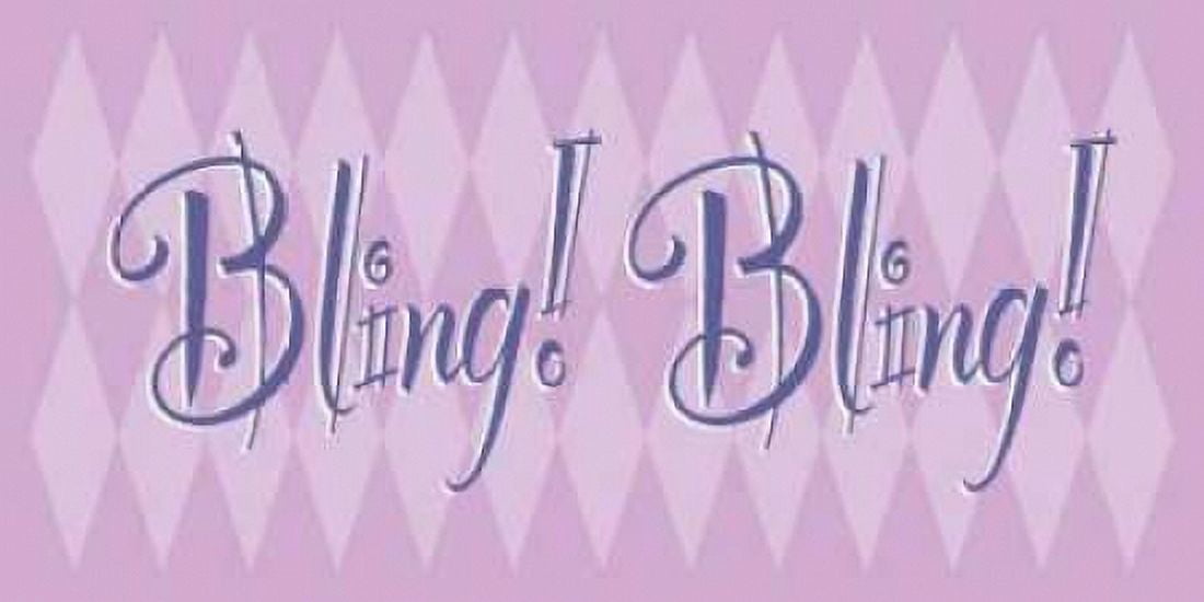 Bling Bling Canvas Art - Stephanie Marrott (24 x 48)