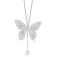Bling Butterfly Diamond Car Accessories for Women,Crystal Car Rear View