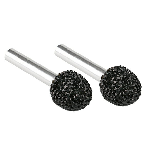 Bling Car Inner Door Lock Covers Rhinestones Automotive Pull Rod Decoration Stickers Sparkly Door Cap Universal For Vehicles