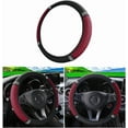 thumbnail image 1 of Bling Car Steering Wheel Cover, 15 Inch Rhinestones Soft Leather Elastic Steering Wheel Protector, Sparkly Crystal Diamond for Women Girls, Car Interior Accessories for Most Cars (Pink), 1 of 6