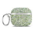 thumbnail image 1 of Bling Case for Apple AirPods (3rd Generation) - TECH CIRCLE Cute Sparkly Hard Case with Keychain, Shockproof Protective Cover (Green), 1 of 1