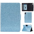 thumbnail image 1 of Bling Case for iPad 10th Gen 10.9" 2022, Folio Glitter Leather Case Card Slot Cover with Pencil Holder, Multi-Angle Viewing Stand, Pocket Design for iPad 10th Gen 10.9" 2022, Blue, 1 of 9