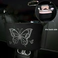 thumbnail image 1 of Bling Crystal Car Organizer, Car Handbag Holder Bling Rhinestone Seat Back Hanging Storage Bag Car Trash Pouch Car Accessories For Women Girls, 1 of 14