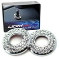 thumbnail image 1 of Bling Crystal Decor Alloy Door Lock Knob Ring Covers For Mini Cooper R55 R56 R57 R58 R59 R60, etc Silver, 1 of 9