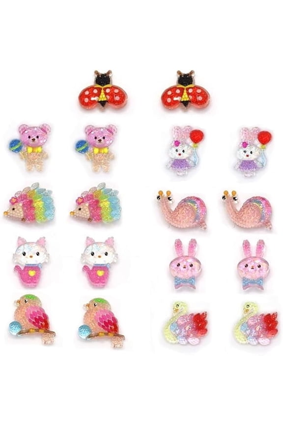 Bling Crystal Shoe Charms for Girls Women Cute Shoe Accessorie for Adults Teens Kids Kawaii Shoe Decoration Charms for Clog Sandals Birthday Party Gift