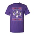 thumbnail image 1 of Bling Dance Telephone Music Song Parody Ugly Christmas Funny Humor DT Adult T-Shirt Tee (XXX Large, Purple), 1 of 2