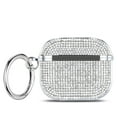 thumbnail image 1 of Bling Diamond Case for AirPods 3rd Gen (2021),Compatible with AirPods 3rd Gen (2021) Glitter Accessories Sparkly Rhinestone Shockproof Cover Protective with Keychain for Women Girls,Silver, 1 of 9