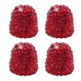 thumbnail image 1 of Bling Diamond Valves Stems Caps, 4 Pack Sparkly Handmade Crystal Rhinestone Car Tire Valves Caps, Universal Wheel Tire Valves Stems Protective Covers for Cars SUVs Trucks Motorcycles Bikes(Red), 1 of 6