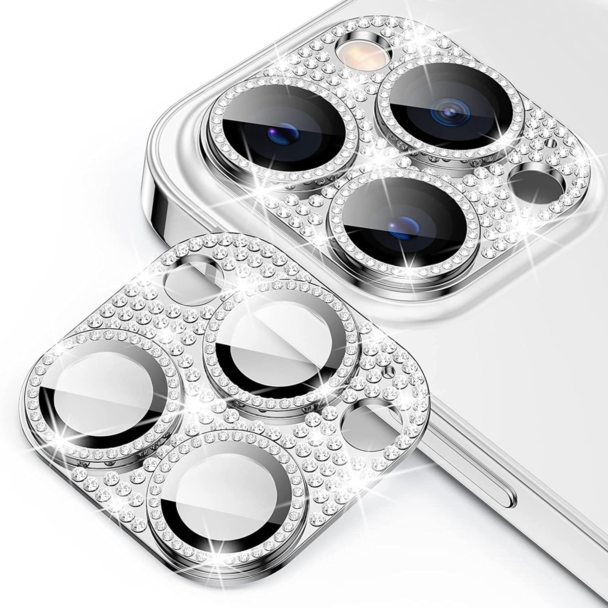 NOKOER Fotocamera Protezione per iPhone 12, [2 Pack] Fotocamera Protezione Anello, Materiale Metallico di Alta qualità,iPhone 12 Camera Protector - Verde