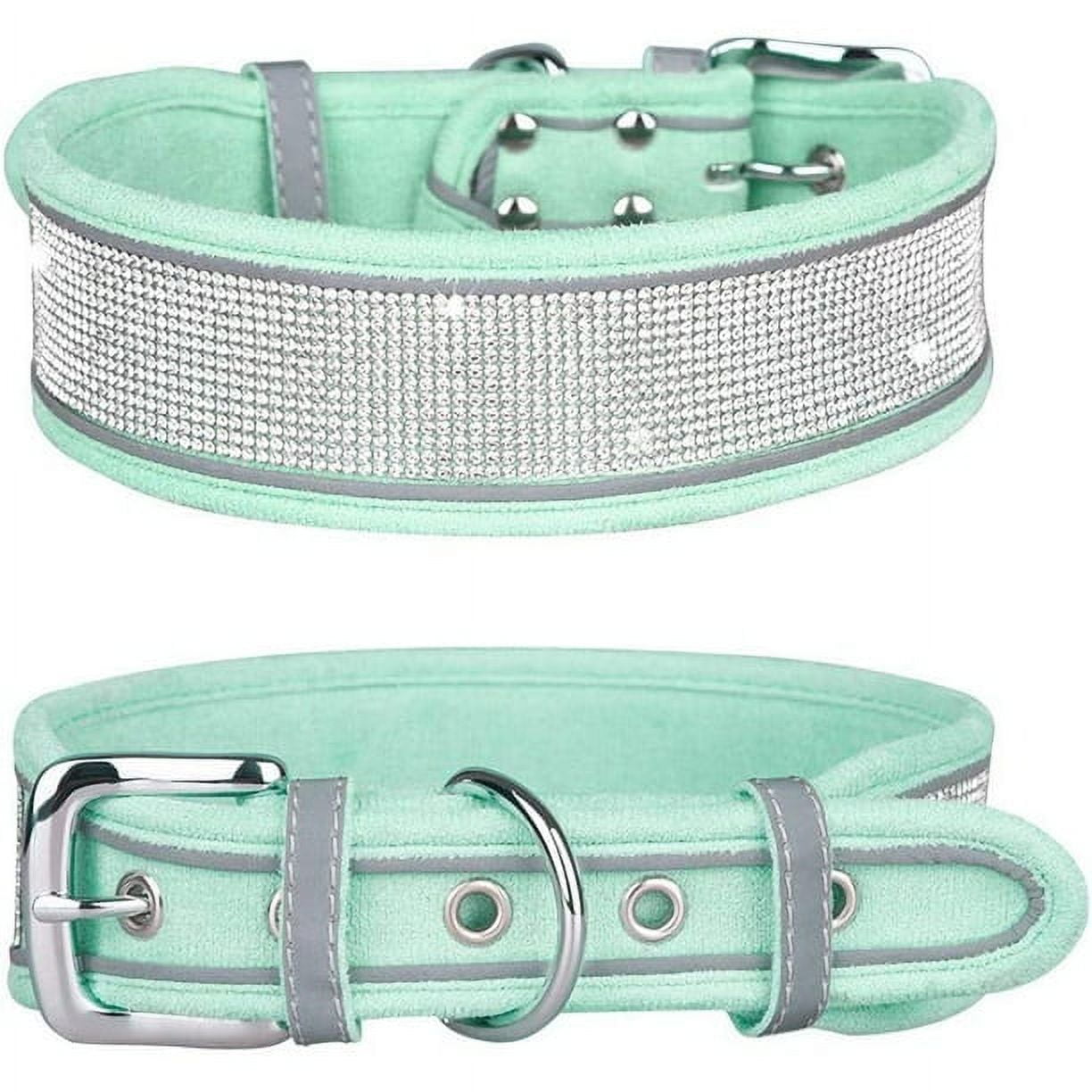 Tiffany Blue Velvet Dog Collar Light Blue Velvet Collar 