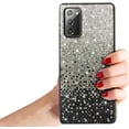 thumbnail image 1 of Bling Glitter Case for Samsung Galaxy Note 20,Sparkle Crystal Rhinestone 3D Homemade Diamond Full Cover Soft Slim Clear Bumper Protective Phone Case for Samsung Galaxy Note 20,Black, 1 of 3