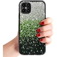 thumbnail image 1 of Bling Glitter Case for Samsung Galaxy S23 Plus 5G,Sparkle Crystal Rhinestone 3D Homemade Diamond Full Cover Soft Slim Clear Bumper Protective Phone Case-Green, 1 of 5