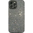 thumbnail image 1 of Bling Glitter Diamond Phone Case for iPhone 13 Pro Max,Shiny Rhinestone Sparkle Luxury Full Camera Protective Slim Girls Women Shockproof Cover for iPhone13promax 6.7",Silver, 1 of 10