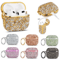 thumbnail image 1 of Bling Glitter Diamond Protective Case Cover For Apple Airpods 1st 2nd 3rd Generation Pro Sparkly Shockproof Earphone Case Cover For AirPods 1/2/3 For Girls Women, 1 of 9