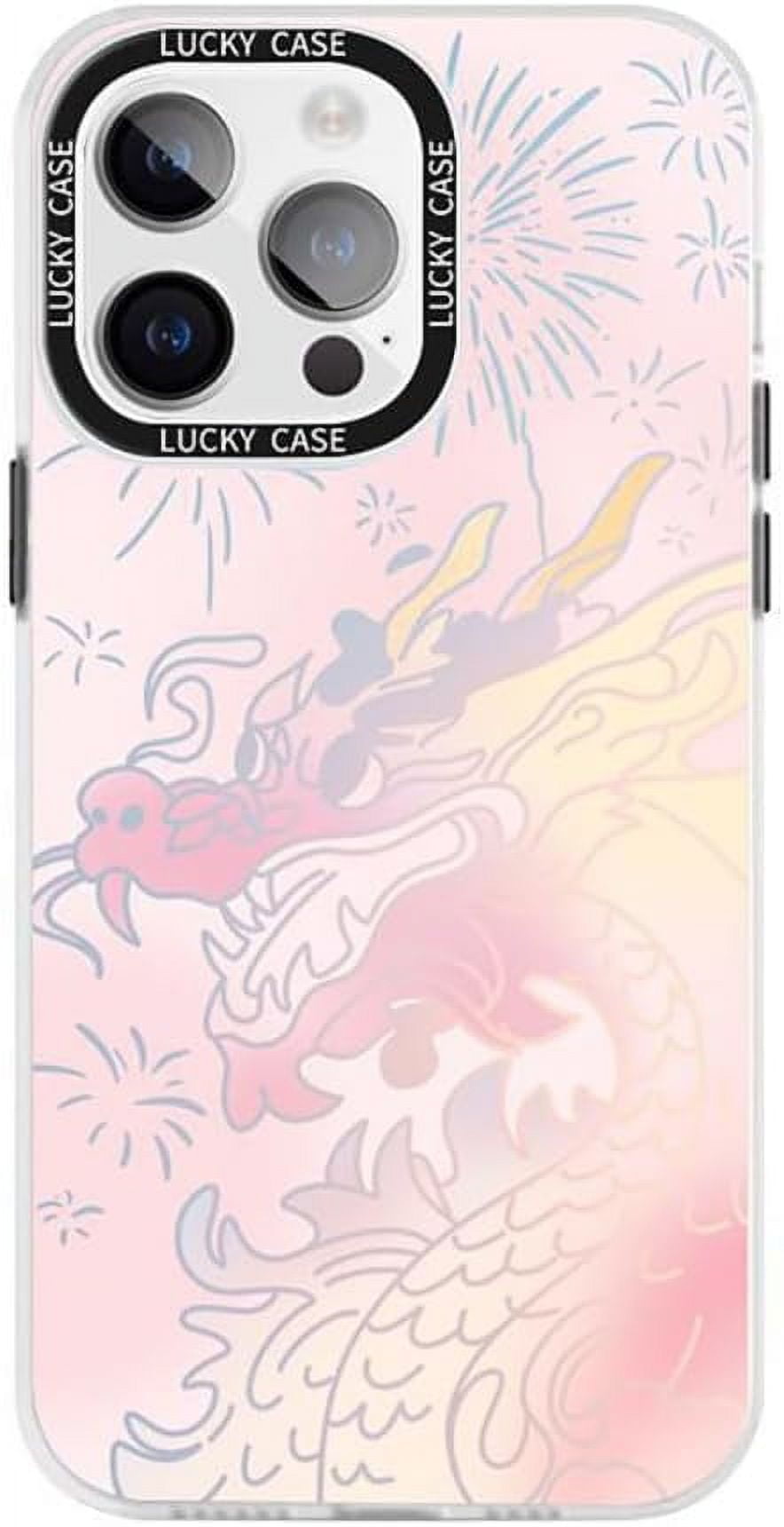 Bling Glitter Laser Chinese Loong Dragon Fireworks Phone Case ...