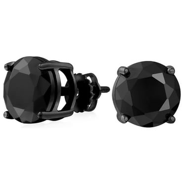 Black Onyx Studs, Sterling Silver Black Onyx Gemstone Stud Earrings, O &ndash; Its Ambra