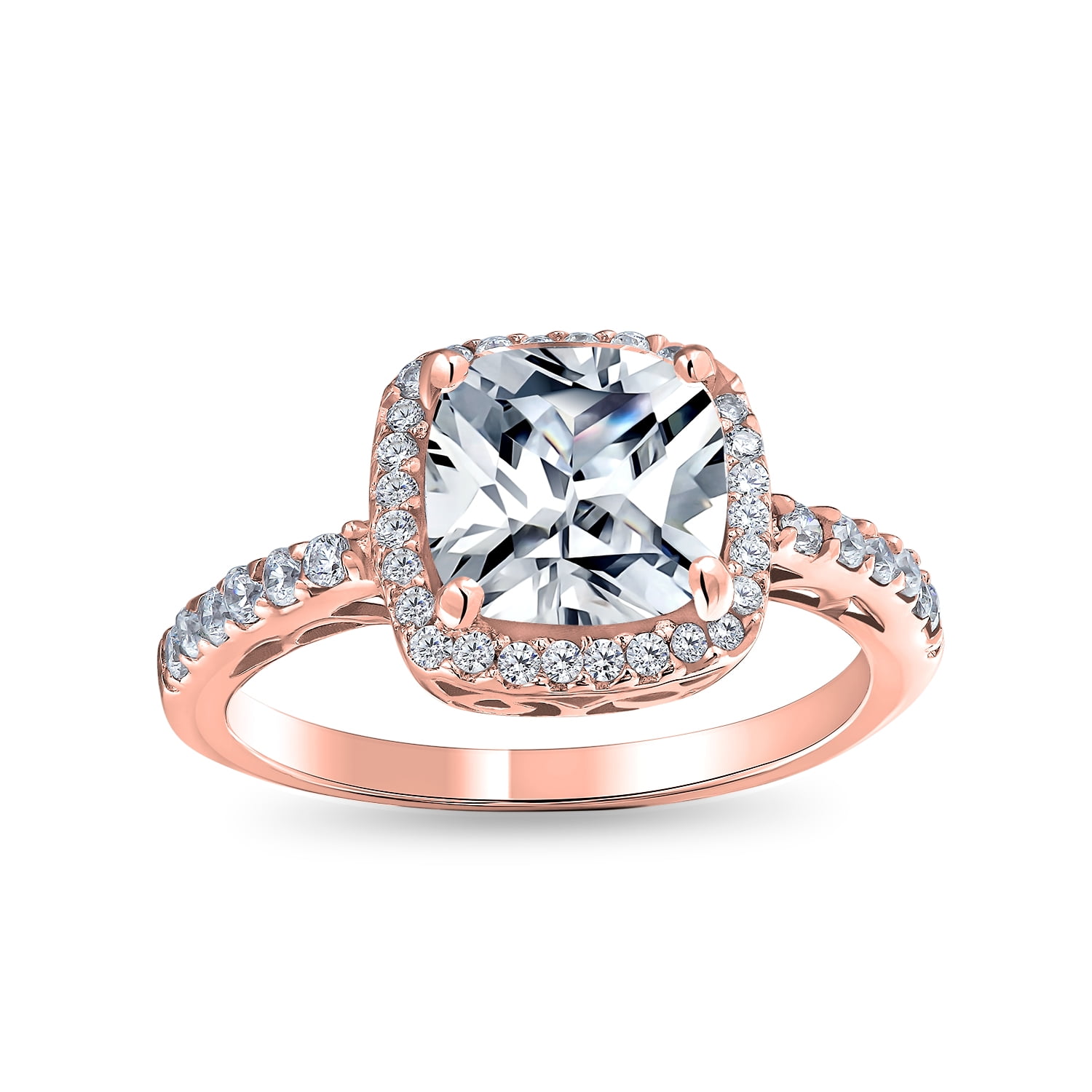 Oval Cubic Zirconia Classic Solitaire Engagement Ring