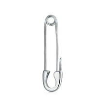 Bling Jewelry .925 Sterling Silver Support for Refugee Unique Safety Pin Brooch