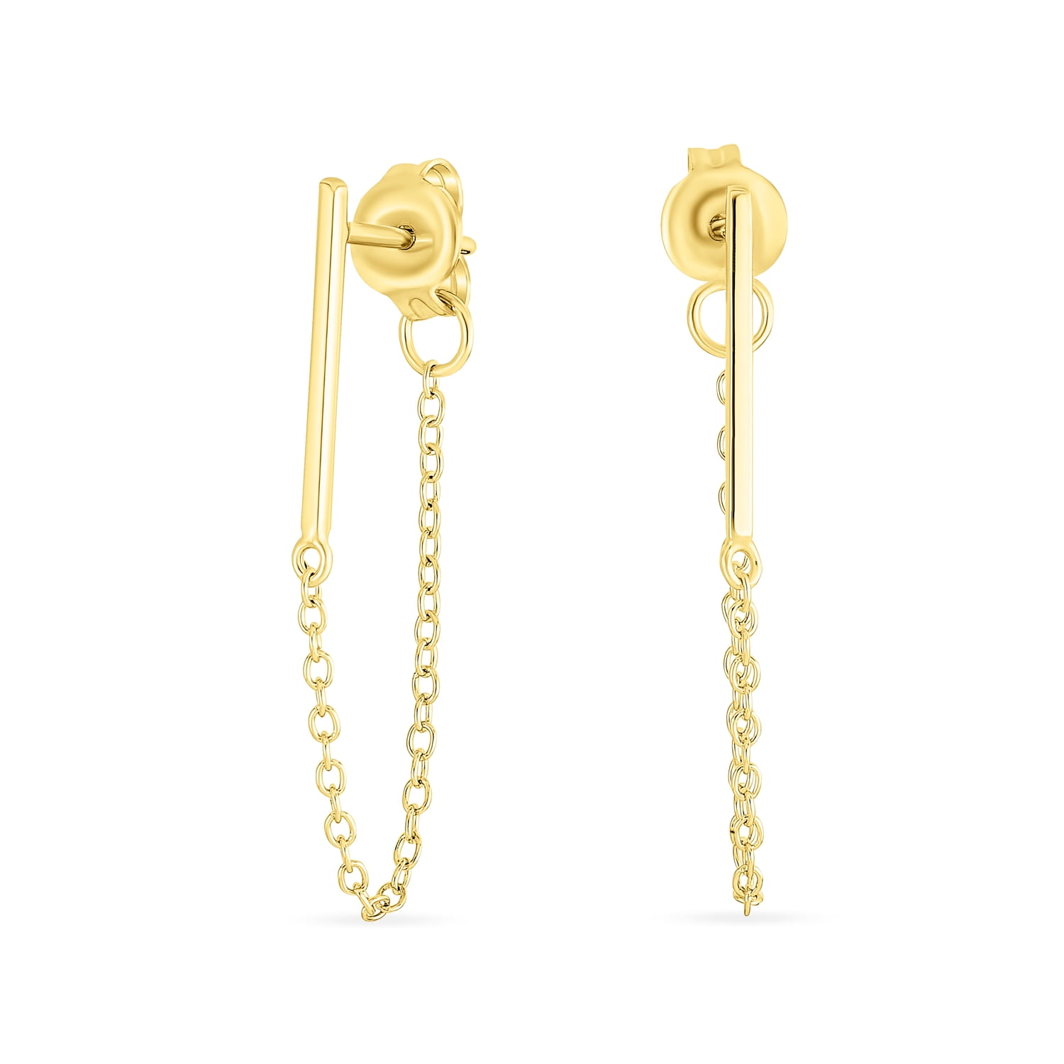 Lobe to cartilage earring bar deals