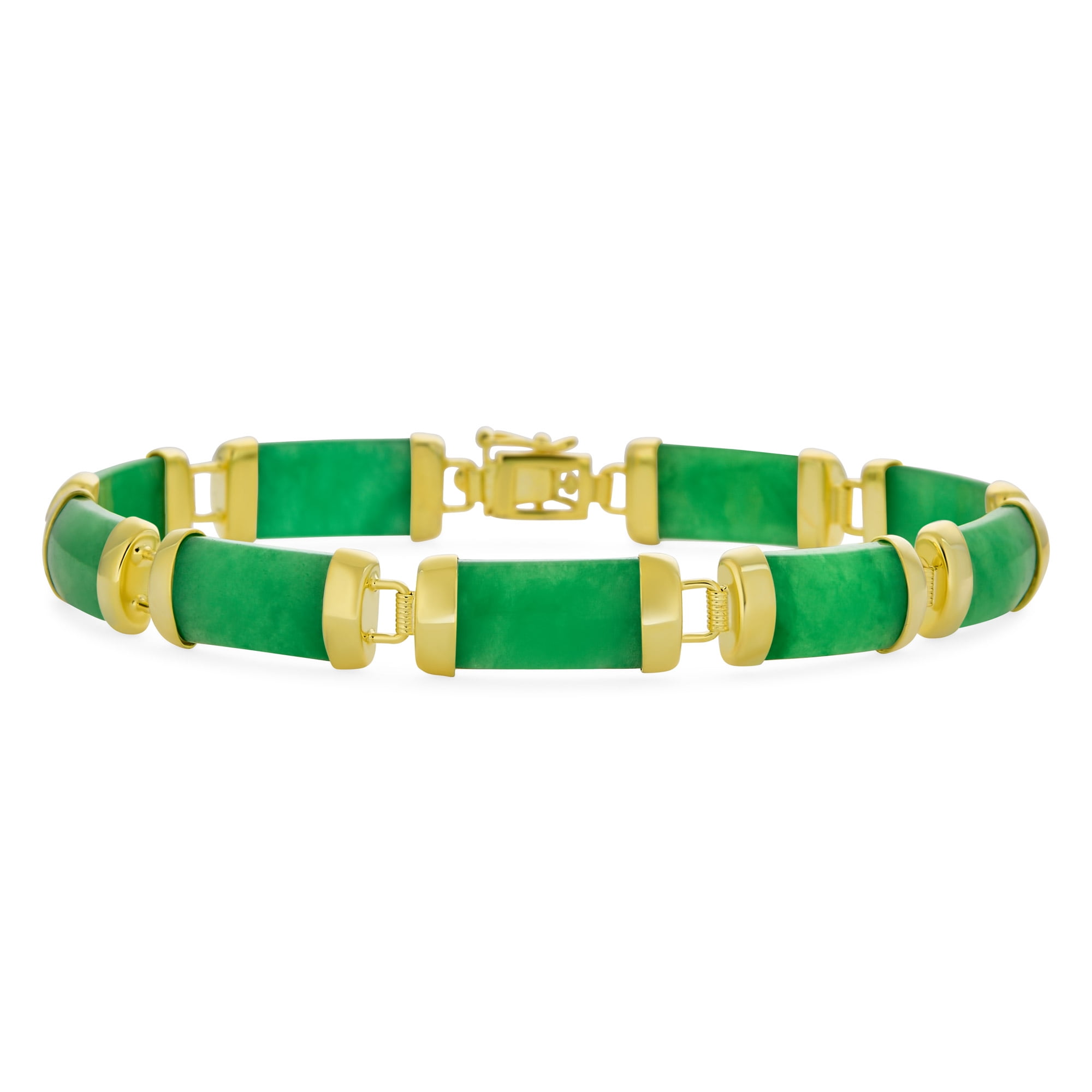 Green Jade Gemstone Bracelet for Heart Chakra