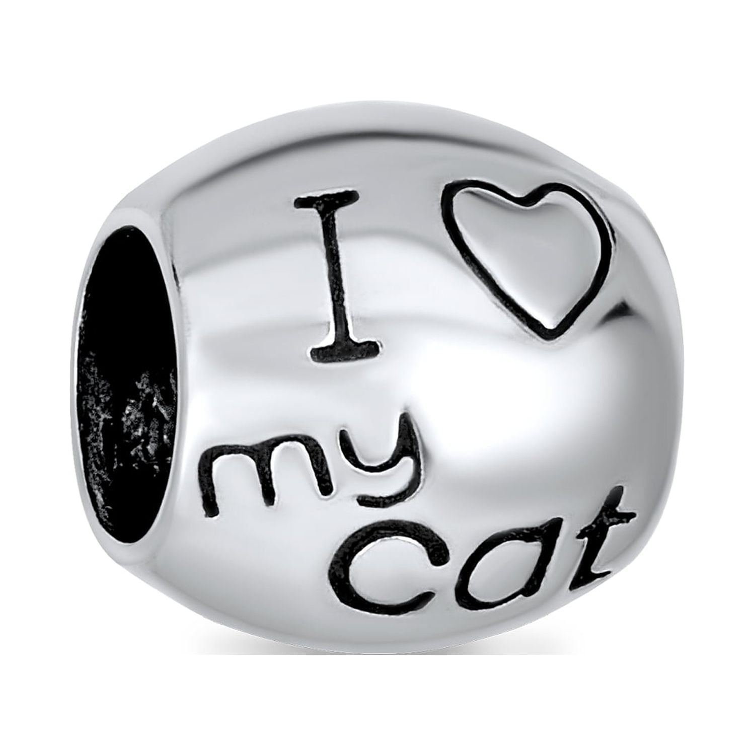 I LOVE CATS, Loaded, Cat Charm Bracelet, Cat Bracelet, Ceramic
