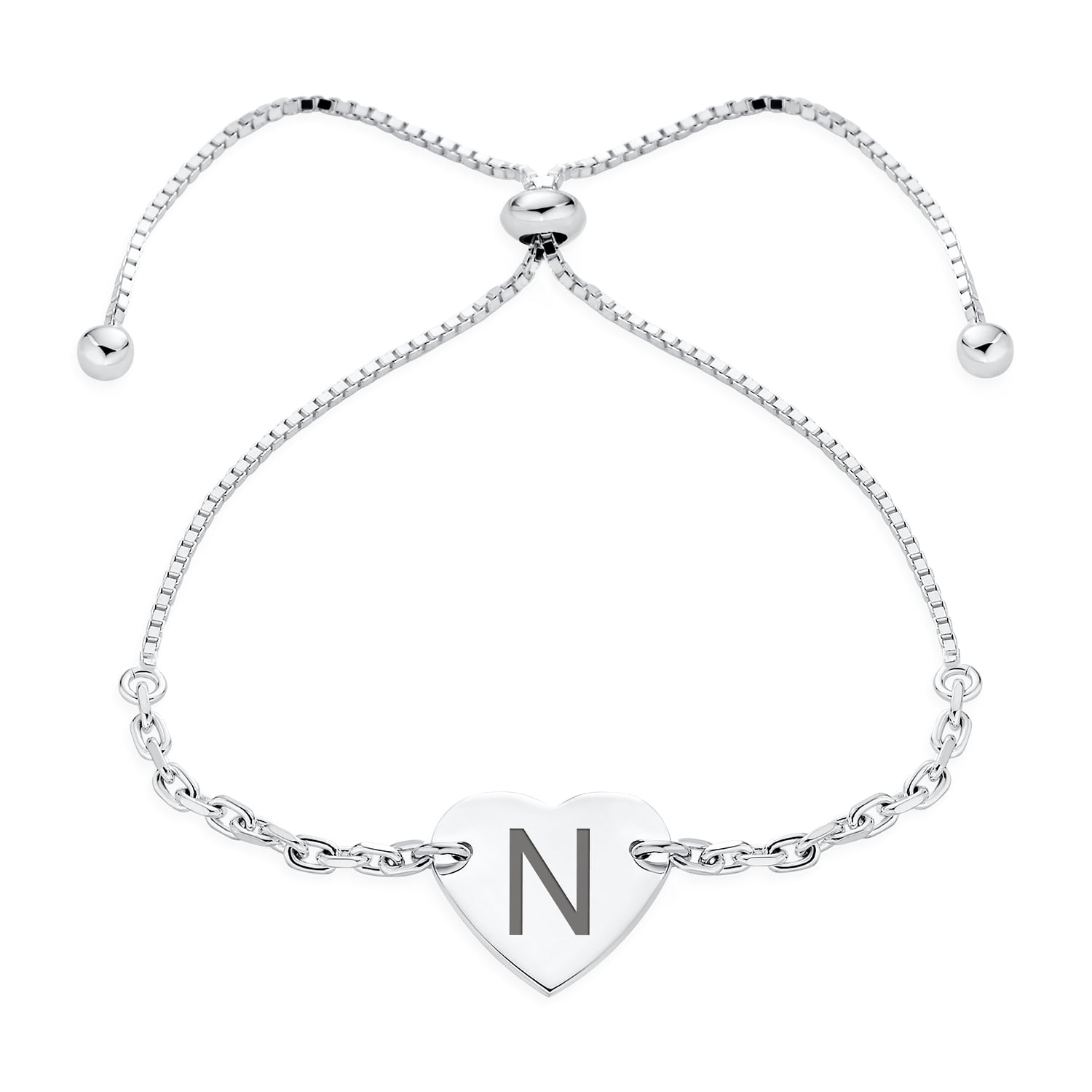 Initial bolo bracelet deals