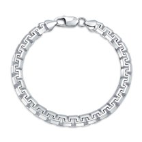 Handmade 8mm Bali Sterling Silver Snake Chain Bracelet – 7 To 9.5 Inch – FifiRose