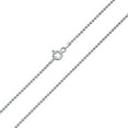 thumbnail image 1 of Bling Jewelry Mens 150 Gauge Sterling Silver Bead Ball Chain Necklace, 1 of 5