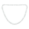 thumbnail image 1 of Bling Jewelry Mens 200 Gauge Solid Men's Sterling Silver Figaro Chain Necklace, 1 of 5