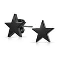 thumbnail image 1 of Bling Jewelry Mens A-Z Initial Monogram Patriotic Celestial Star Stud Earrings, 1 of 6