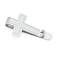 thumbnail image 1 of Bling Jewelry Mens Christian Fleur de Lis Cross Money Clip Credit Card Holder Silver Gold Tone, 1 of 5