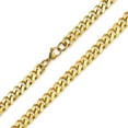 thumbnail image 1 of Bling Jewelry Mens Heavy Duty Biker Necklace Men's Black IP Stainless Steel Curb Chain 24 Inch, 1 of 4