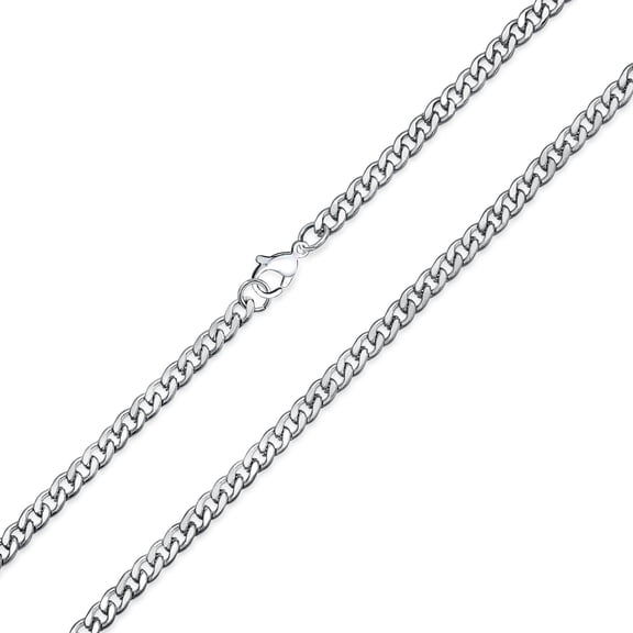 Bling Jewelry Mens Heavy Duty Gold Tone Stainless Steel Curb Link Chain Necklace for Men 24 Inch